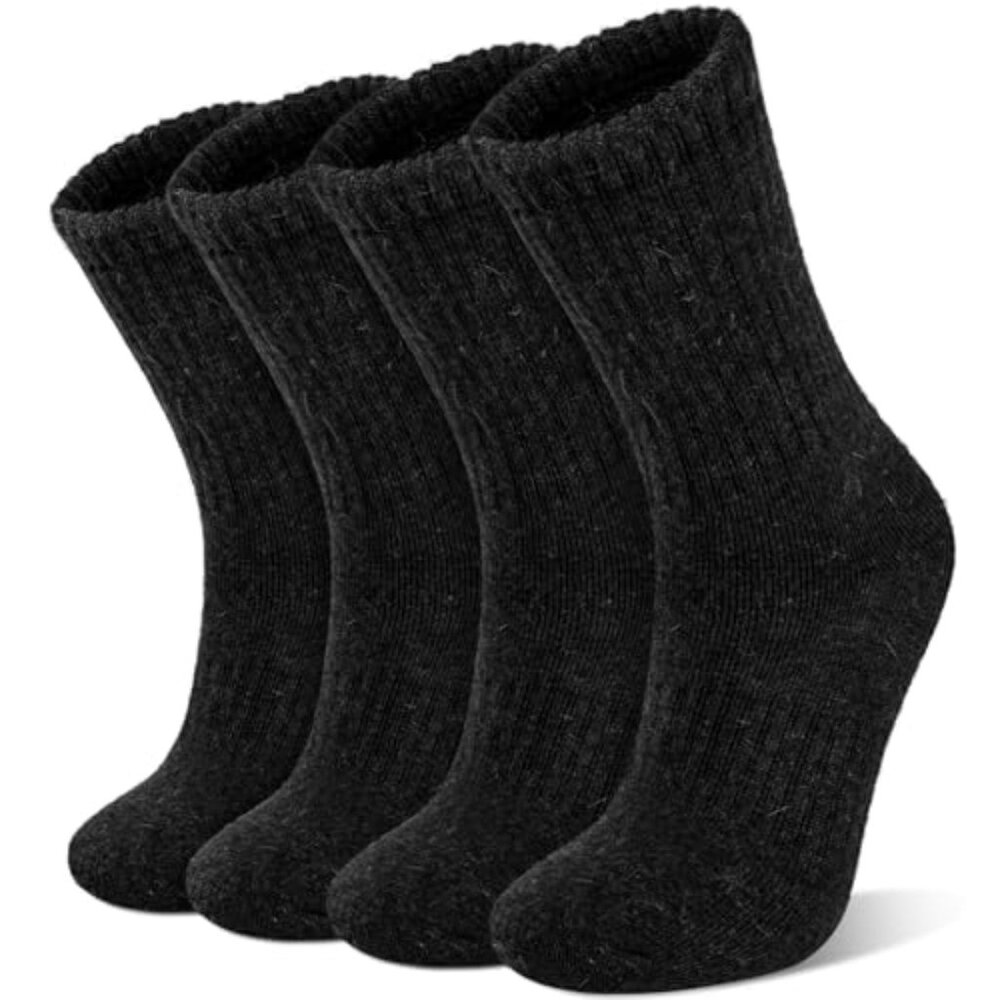 Wool Socks for Women Boot Hiking Socks Thick Winter Warm Soft Thermal Crew Sock